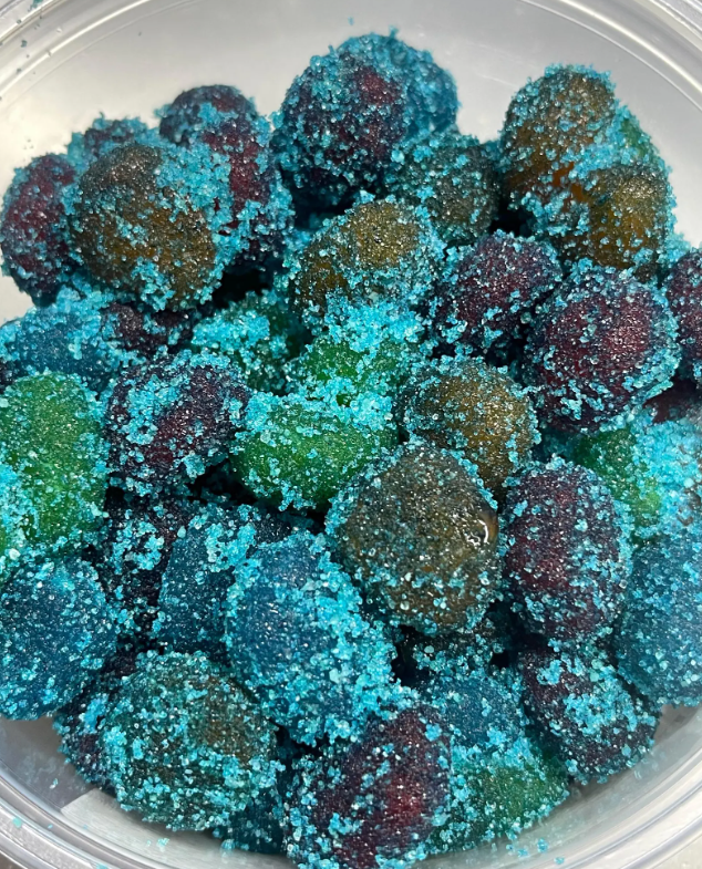 Sour Blue Raspberry Sweets / Candy