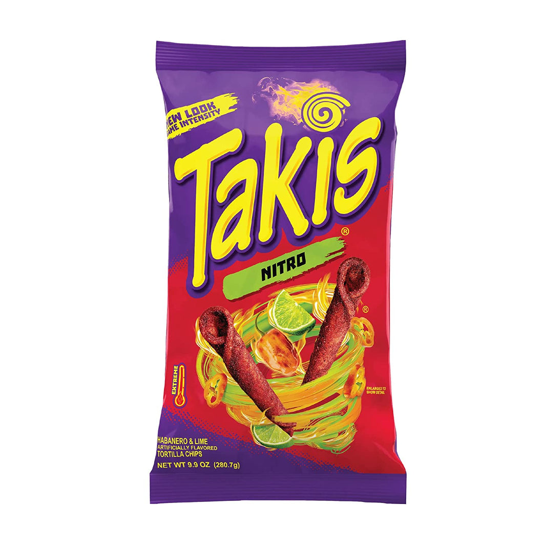 Takis Nitro Habanero & Lime Tortilla Chips 113g